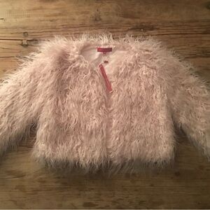 n:philanthropy cropped faux fur jacket - NWT - S